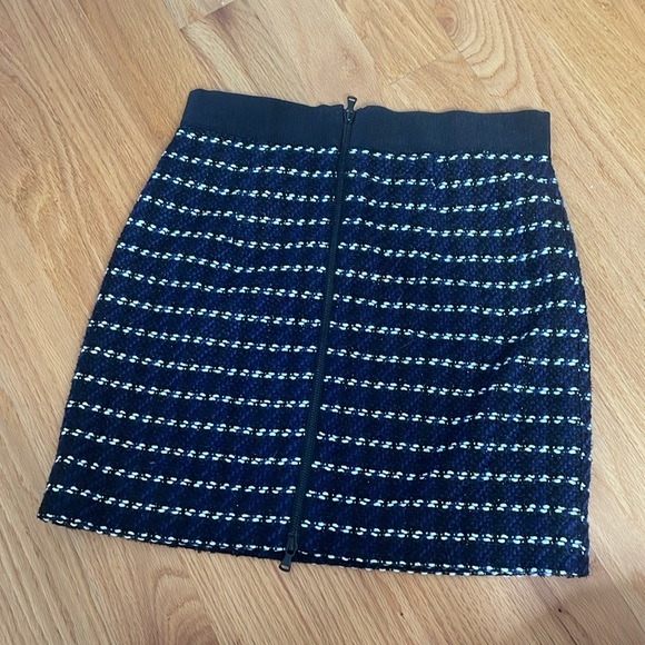 Milly black blue and white skirt size 8 - Picture 3 of 5